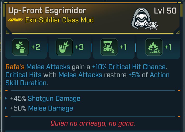 #224 Up Front Esgrimidor