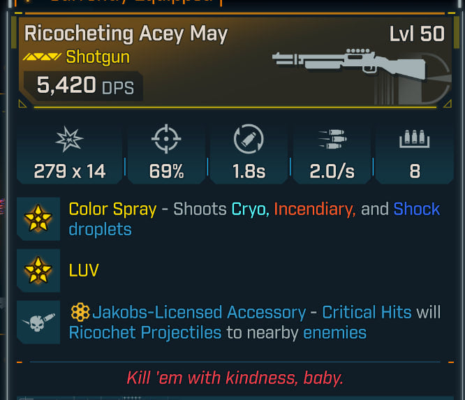 #40 Ricocheting Acey May MODDED