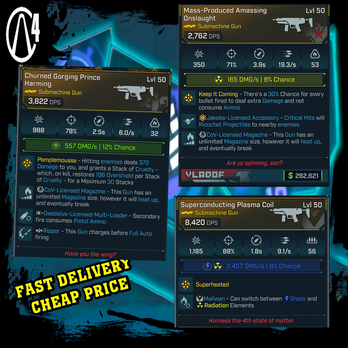 NON MODDED WEAPONS GEAR #3 BORDERLANDS 4