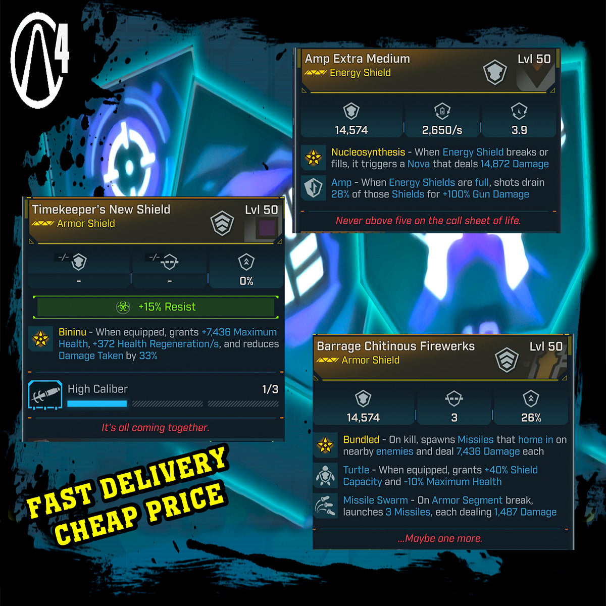 NON MODDED WEAPONS GEAR #7 BORDERLANDS 4