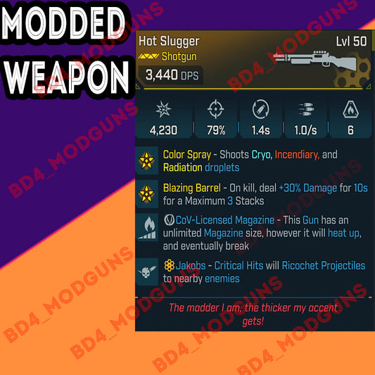 #14 Hot Slugger MODDED 3440