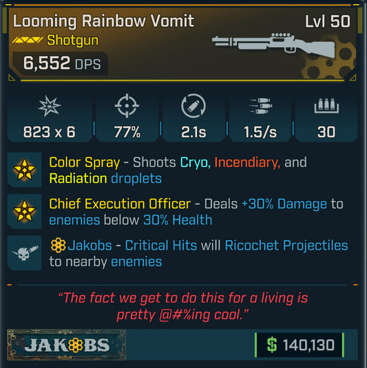 #24 Looming Rainbow Vomit MODDED