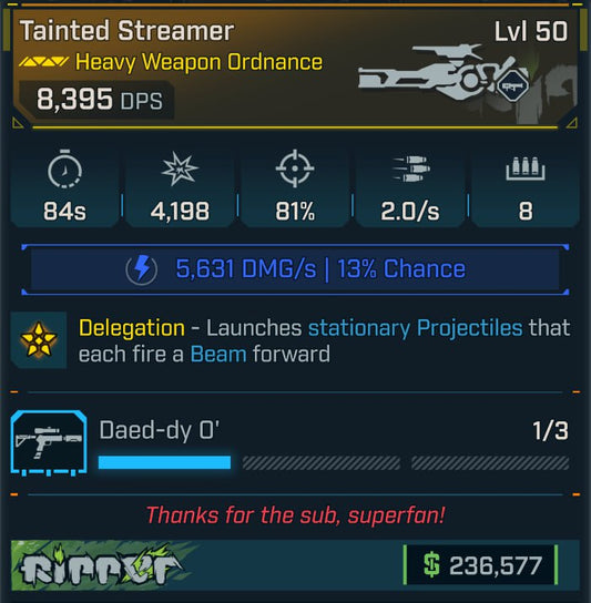 #122 Tainted Streamer