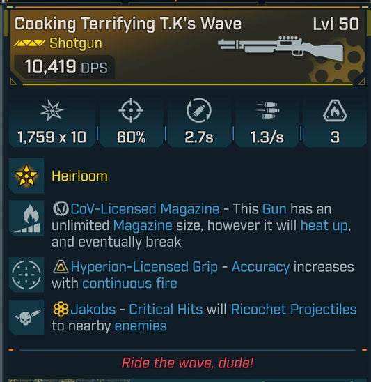 #136 Cooking Terrifying T.K`s Wave