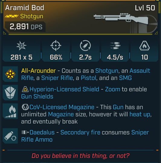 #141 Aramid Bod