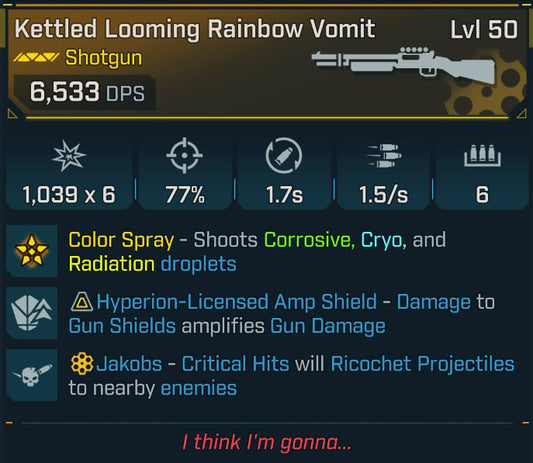 #147 Kelled Looming Rainbow Vomit