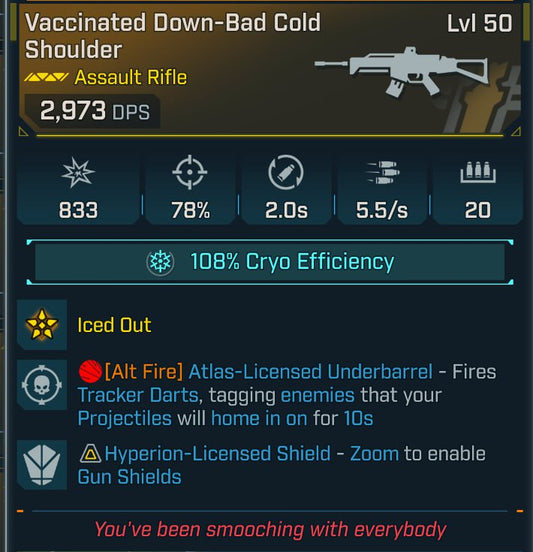 #168 Vaccinated Down-Bad Cold Shoulder