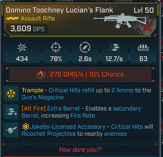 #177 Domino Toochney Lucians Flank
