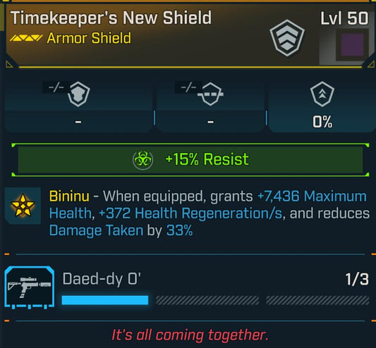 #197 Timekeepers New Shield