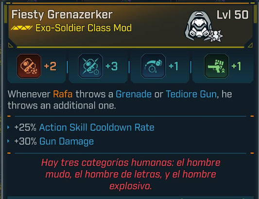#215 Fiesty Grenazerker